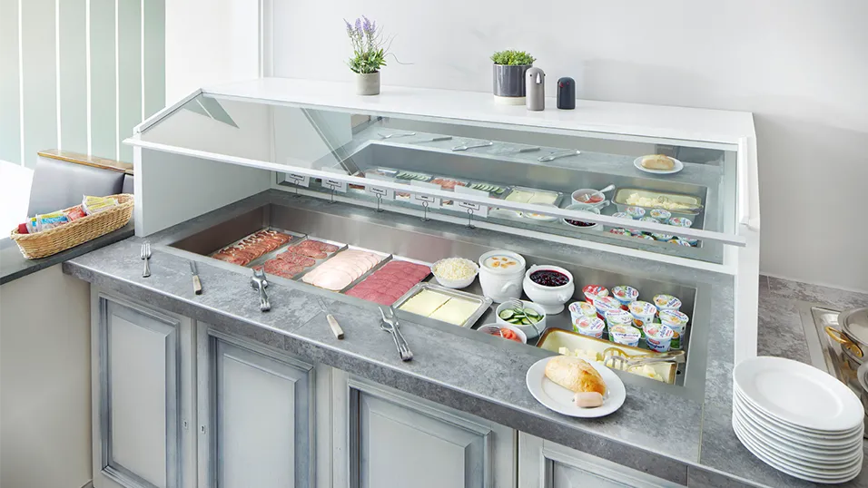 Frühstücksbuffet im Hotel Wermelt
