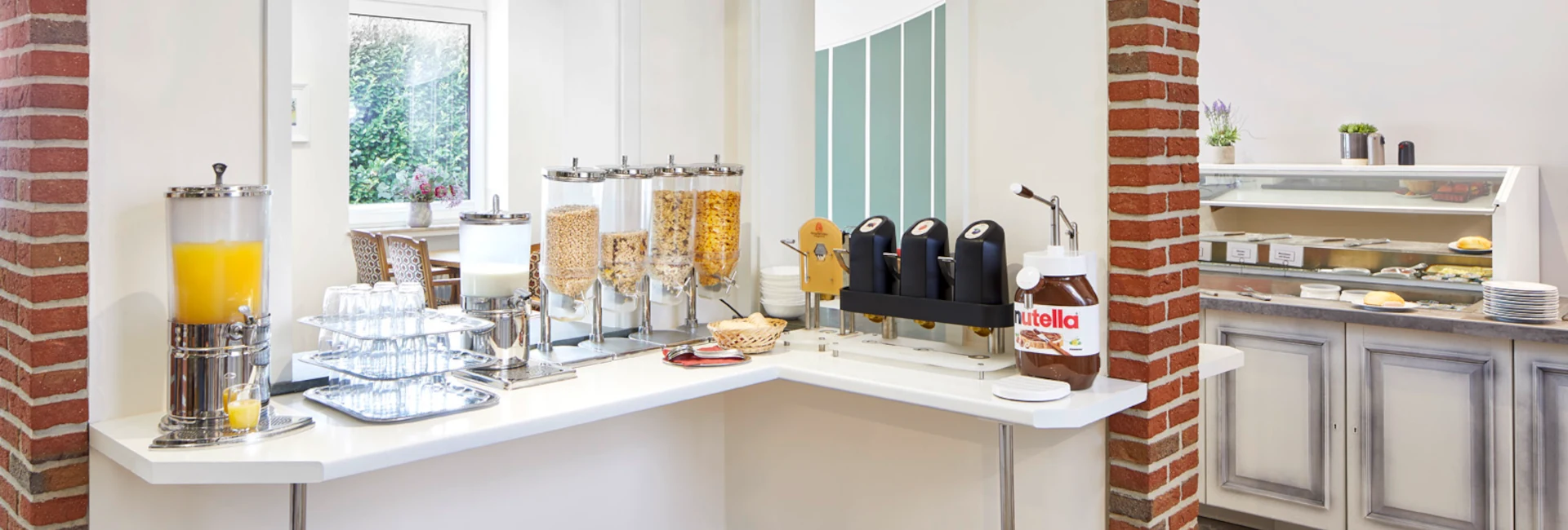 Frühstücksbuffet im Hotel Wermelt